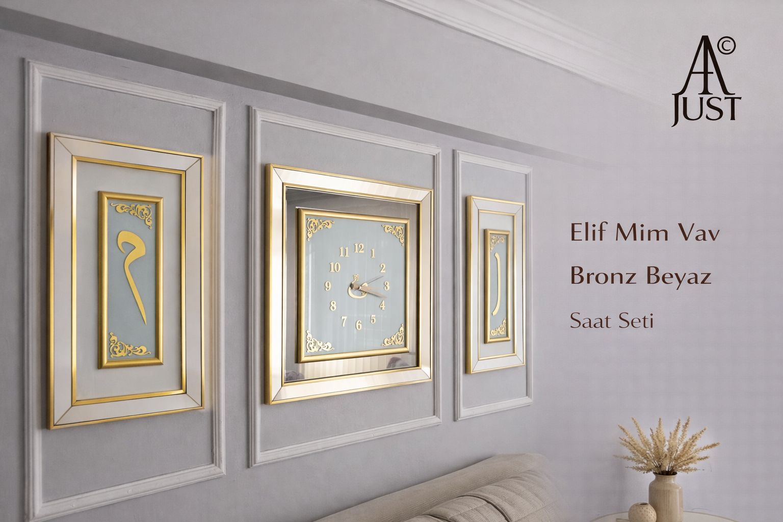 ELİF MİM VAV SAAT SETİ